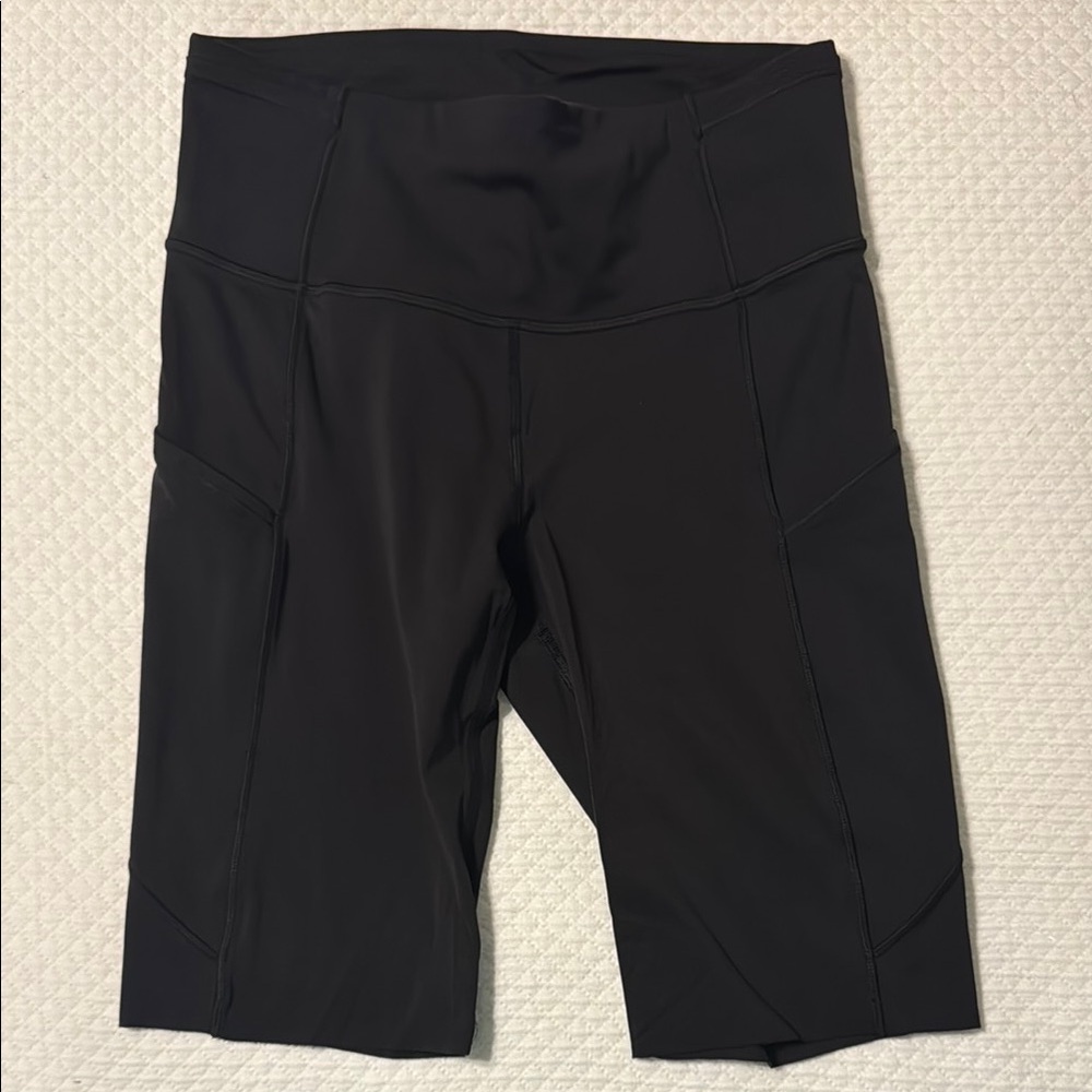 Black Lululemon 8” biker shorts